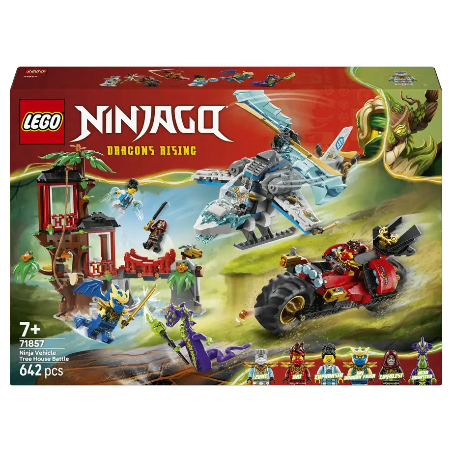 LEGO NINJAGO Ninja Vehicle Tree House Battle 71857 Building Toy Set (642 Pieces)