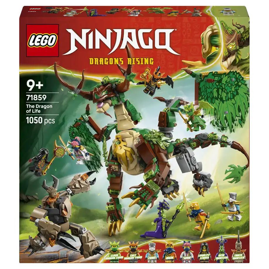 LEGO NINJAGO The Dragon of Life 71859 Building Toy Set (1050 Pieces)