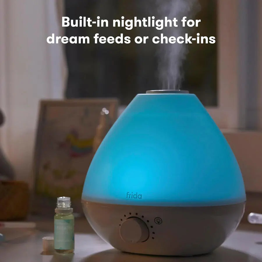 Frida Baby Breathfrida 3-In-1 Humidifier, Diffuser + Nightlight