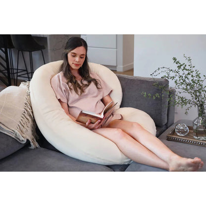 Pharmadoc C Shape Pillow with Organic Cover (Jersey Fabric)