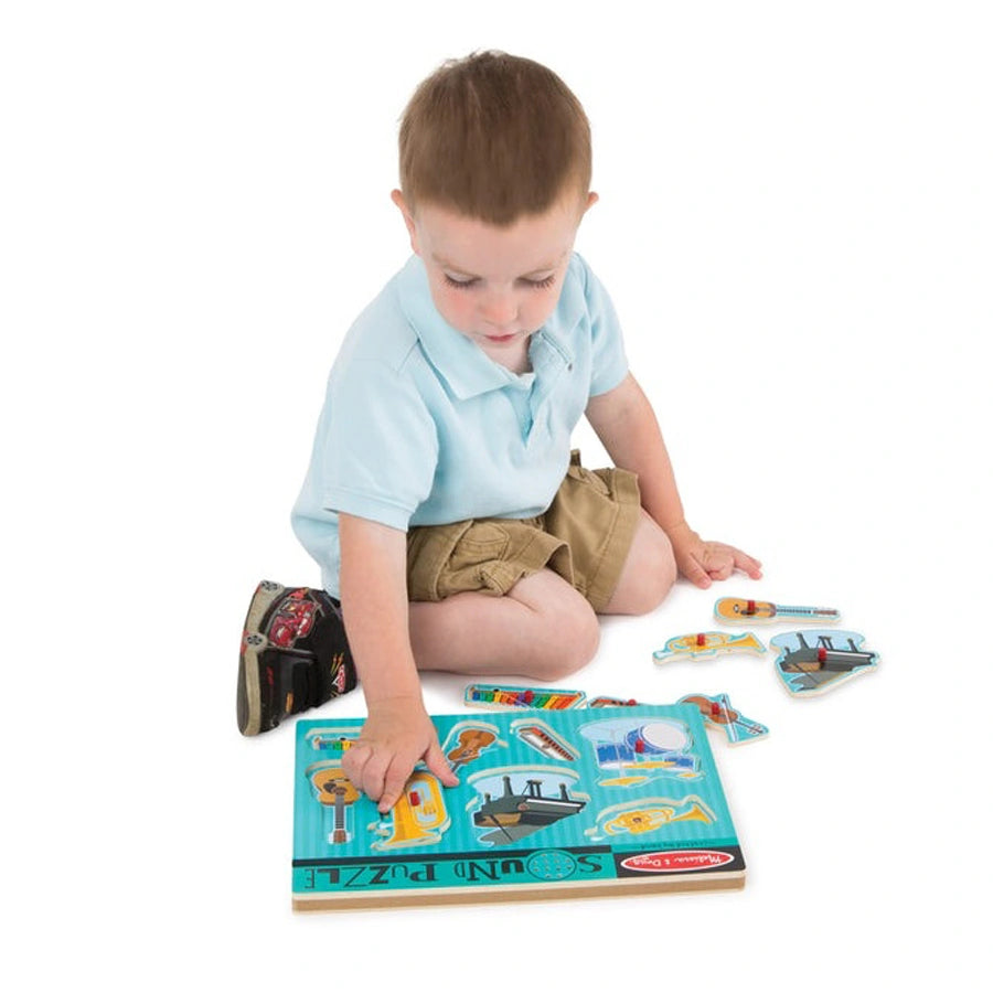 Melissa and Doug Musical Instruments Sound Puzzle