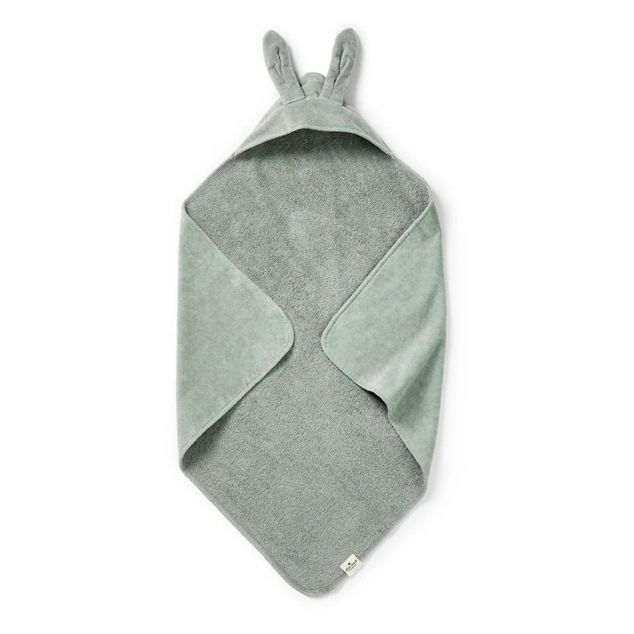 Elodie Hooded Towel (Mineral Green)