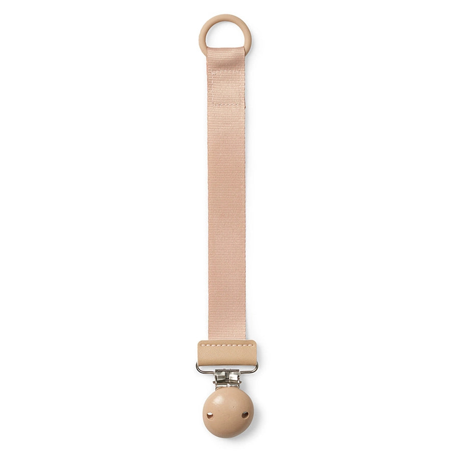 Elodie Pacifier Clip (Blushing Pink Wood)