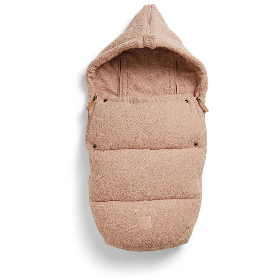 تفاصيل Elodie مقعد السيارة Footmuf Pink Bouclé تفاصيل Elodie مقعد السيارة Footmuf Pink Bouclé