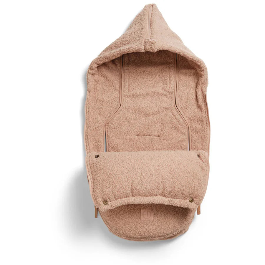 تفاصيل Elodie مقعد السيارة Footmuf Pink Bouclé تفاصيل Elodie مقعد السيارة Footmuf Pink Bouclé