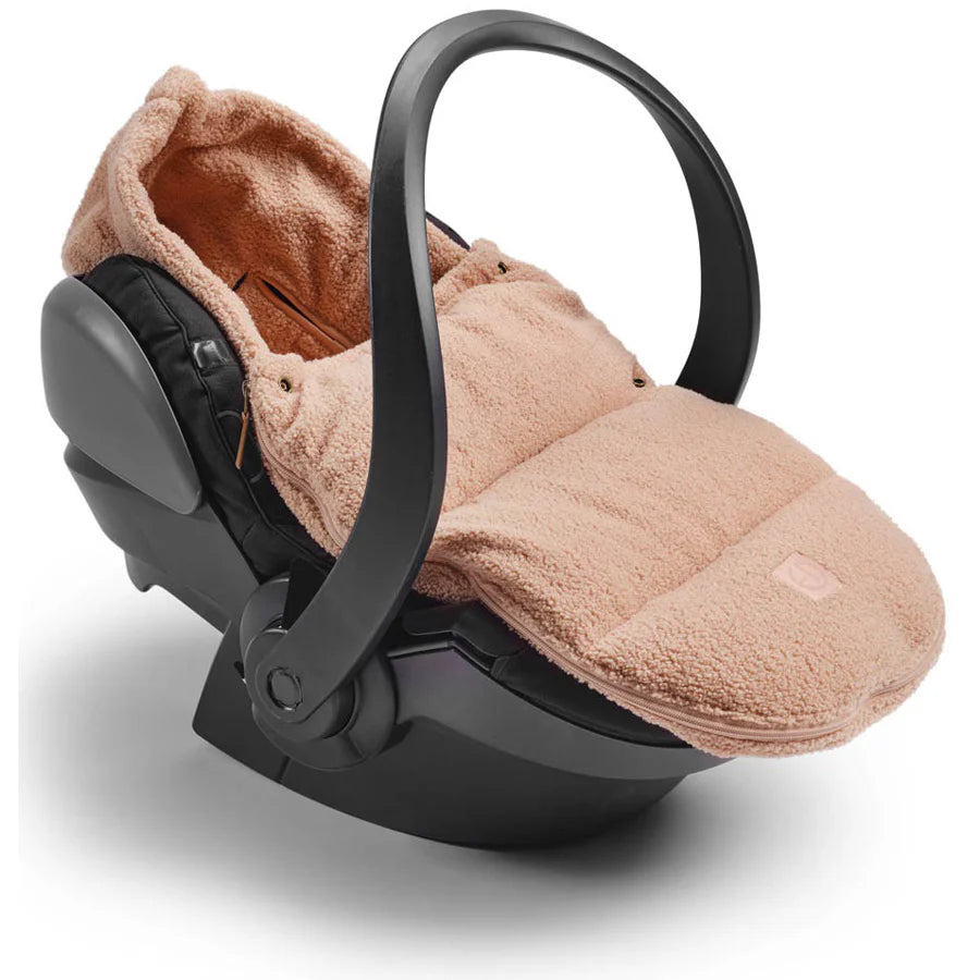 تفاصيل Elodie مقعد السيارة Footmuf Pink Bouclé تفاصيل Elodie مقعد السيارة Footmuf Pink Bouclé