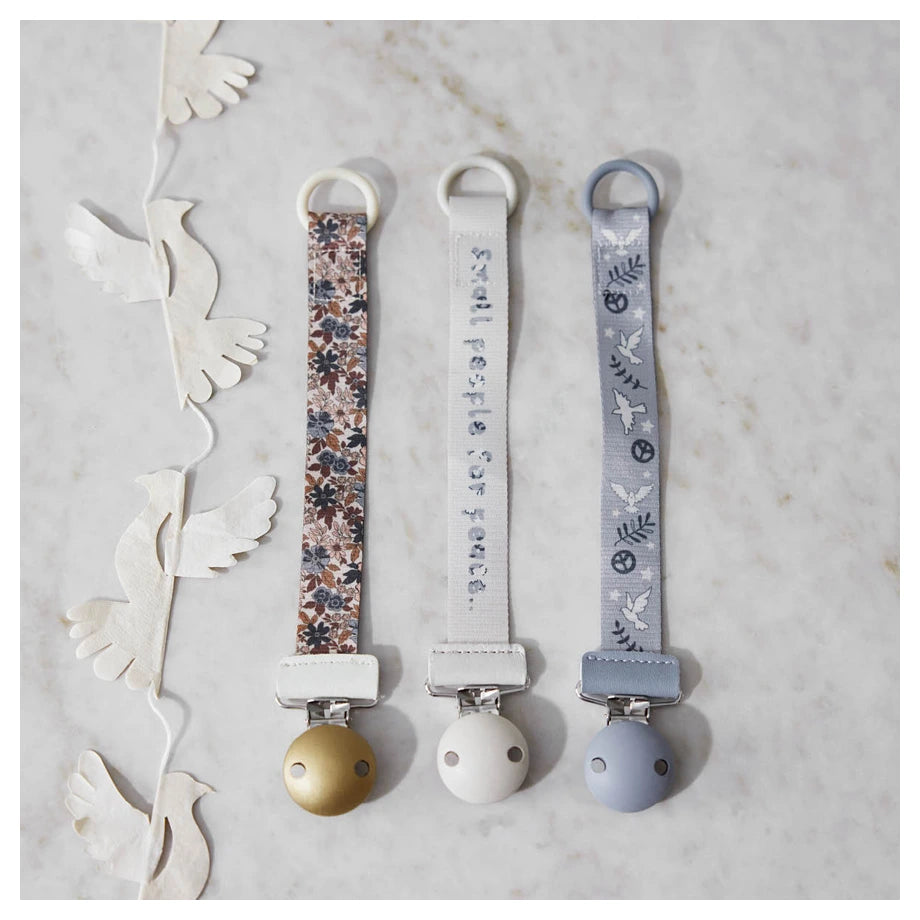 Elodie Pacifier Clip (Free Bird)