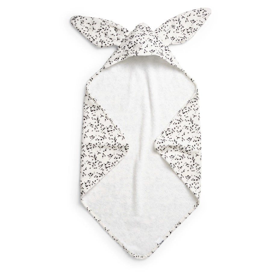 Elodie Hooded Towel (Dalmatian Dots)
