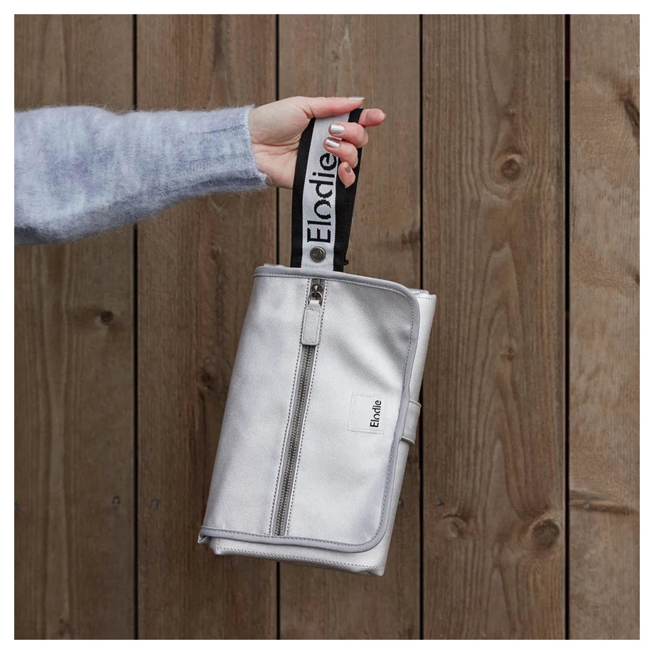 Elodie Portable Changing Pad (Silver Sheen)