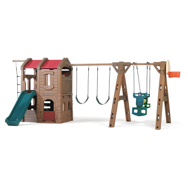 Adventure Lodge Play Center With Glider
