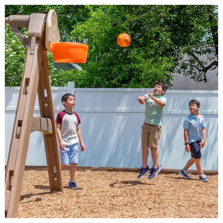 Adventure Lodge Play Center With Glider
