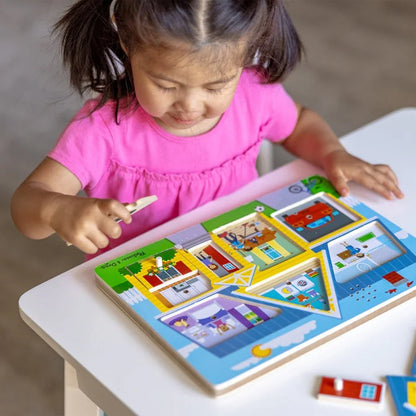 Melissa and Doug Around The House Sound Puzzle