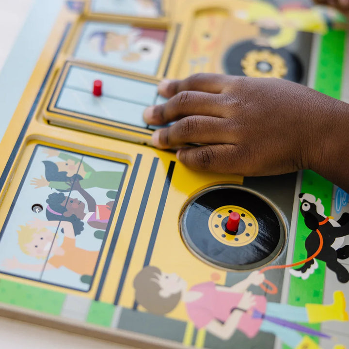 Melissa and Doug Melissa And Doug The Wheels On The Bus Sound Puzzle