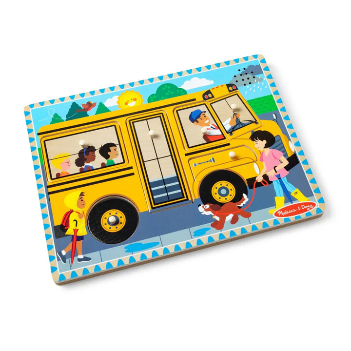 Melissa and Doug Melissa And Doug The Wheels On The Bus Sound Puzzle