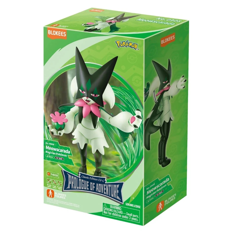 Blokees Pokémon Meowscarada Model Kit Classic Edition