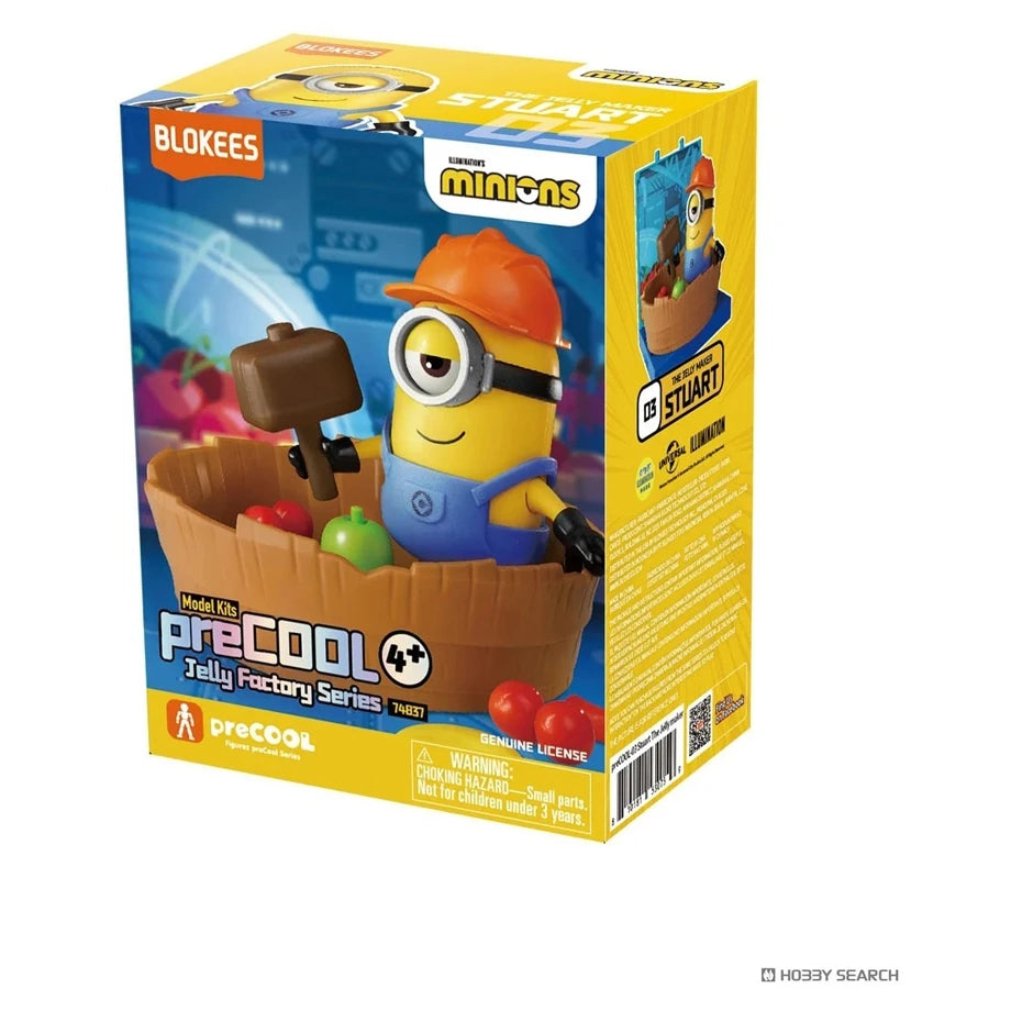 Blokees PreCool Minions Stuart Jelly Factory Model Kit