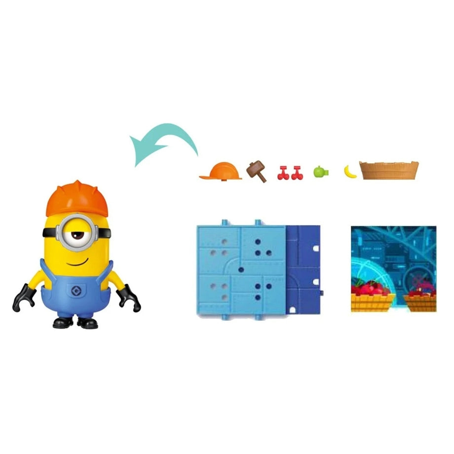 Blokees PreCool Minions Stuart Jelly Factory Model Kit