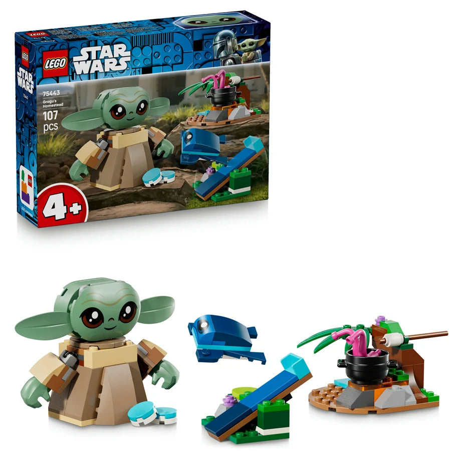LEGO Star Wars Grogu's Homestead 75443 Building Toy Set (107 Pieces)