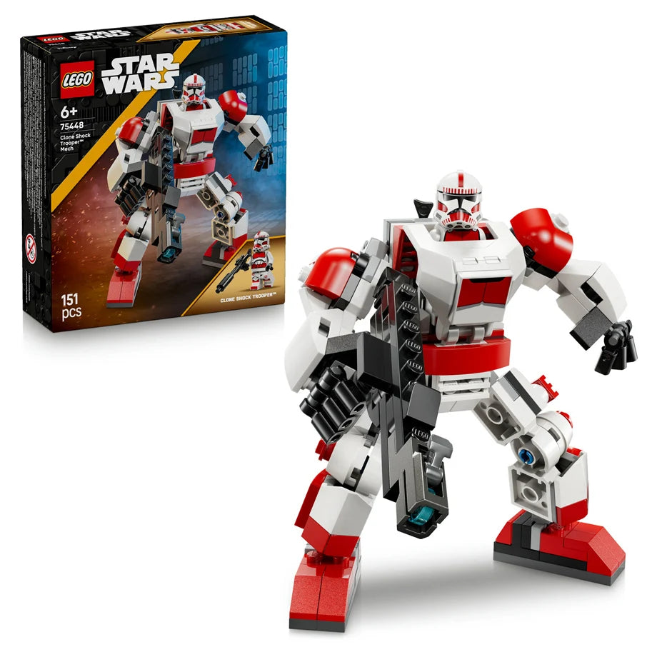 LEGO Star Wars Clone Shock Trooper Mech 75448 Building Toy Set (151 Pieces)