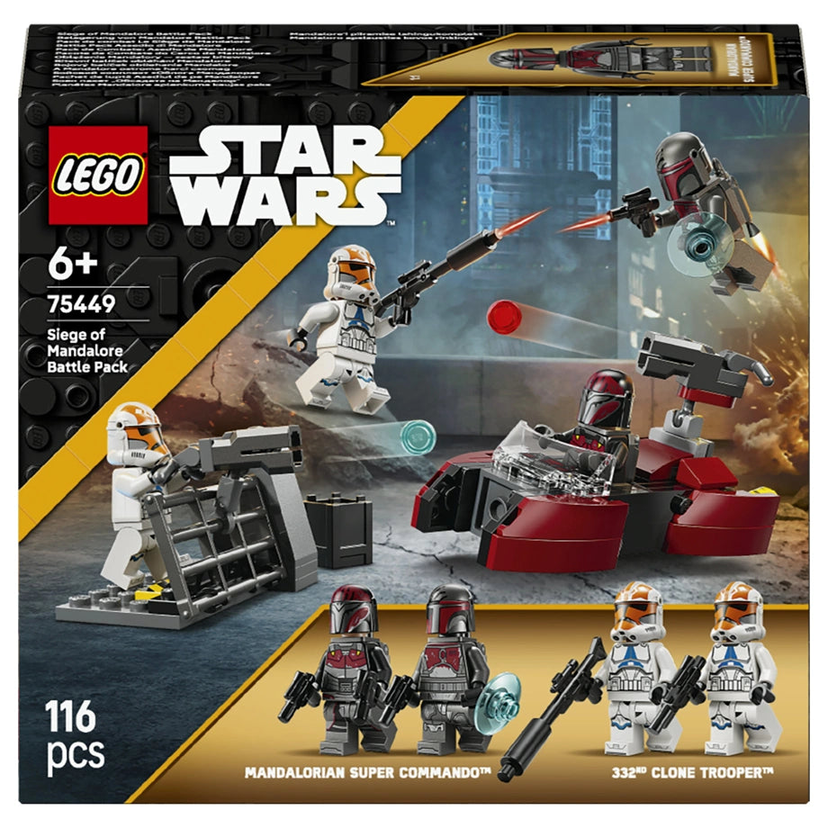 LEGO Star Wars Siege of Mandalore Battle Pack 75449 Building Toy Set (116 Pieces)