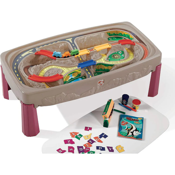 Step2 Delux Canyon Train Track Table - Kraft Carton