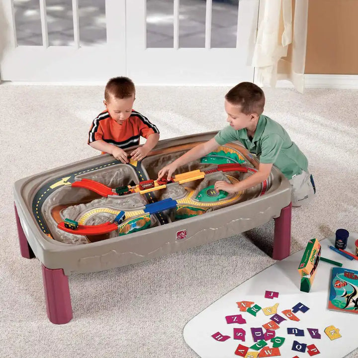 Step2 Delux Canyon Train Track Table - Kraft Carton