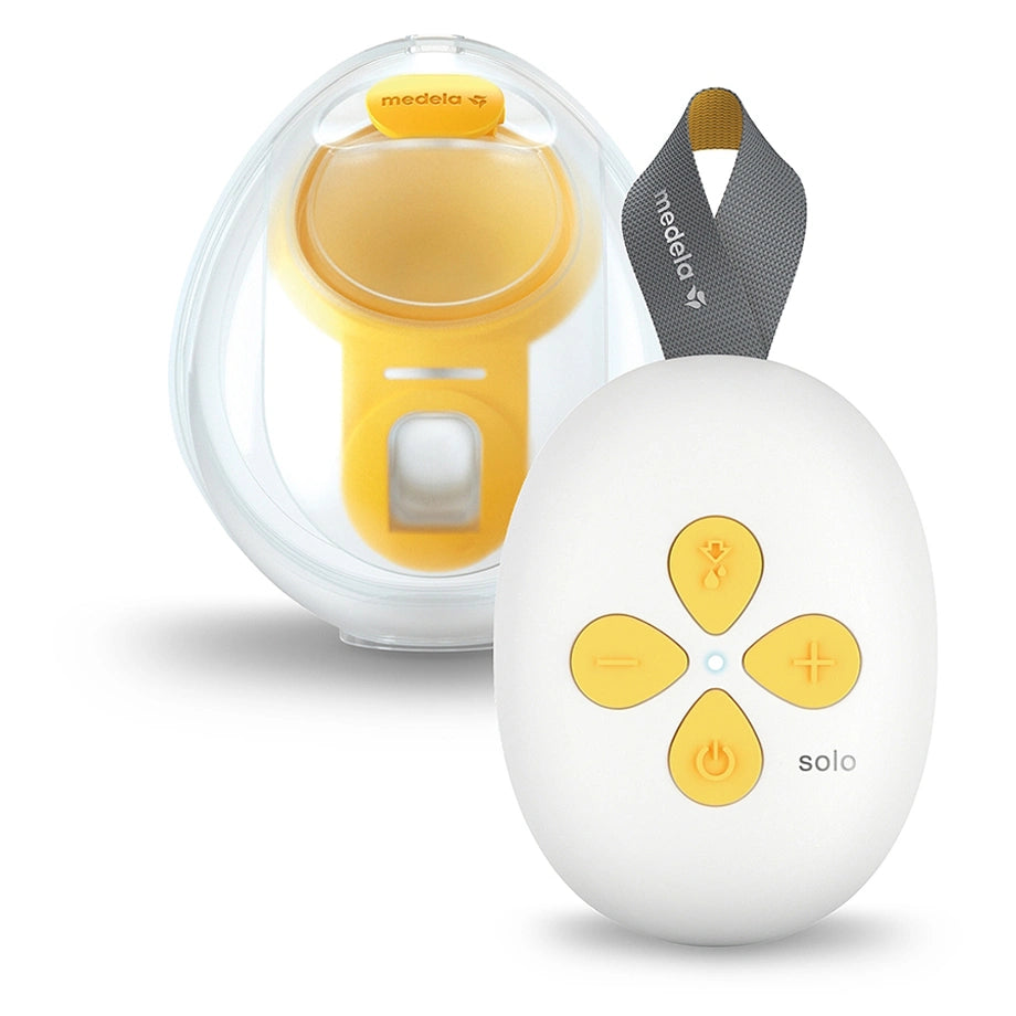 Medela Solo™ Hands-Free Single Electric Breast Pump (Yellow & White)