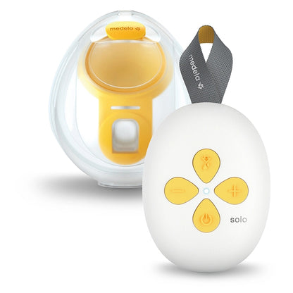 Medela Solo™ Hands-Free Single Electric Breast Pump (Yellow & White)