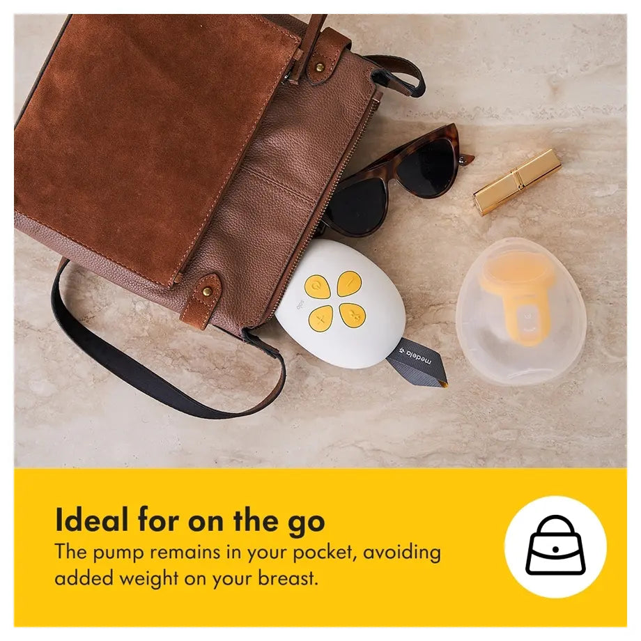 Medela Solo™ Hands-Free Single Electric Breast Pump (Yellow & White)