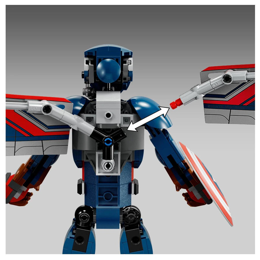 Lego Marvel New Captain America Construction Figure Lego Marvel New Captain America Construction Figure