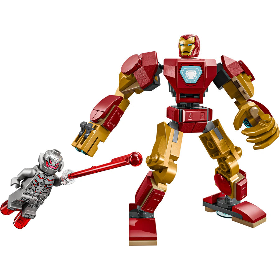Lego Marvel Iron Man Mech Vs Ultron Buildable Super Hero Figure Playset