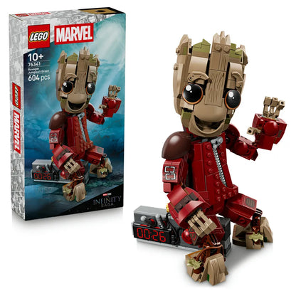 LEGO Marvel Ravager Jumpsuit Groot 76341 Building Toy Set (604 Pieces)