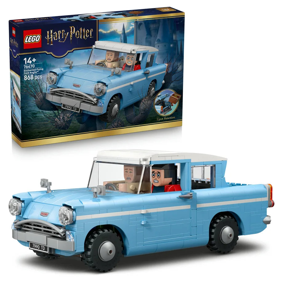 LEGO Harry Potter Enchanted Flying Ford Anglia 76470 Building Toy Set (868 Pieces)