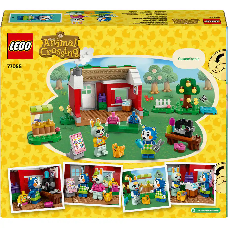 LEGO Animal Crossing Able Sisters Clothing Shop Role-Play Building Kit