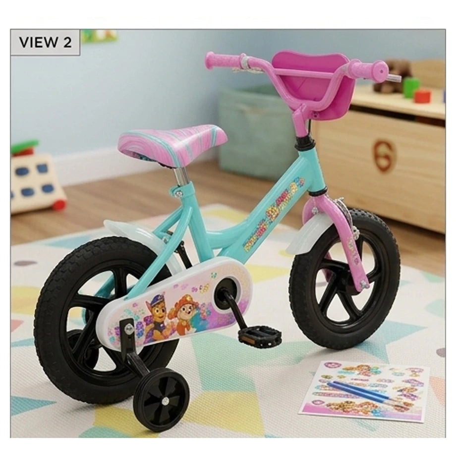 Ryder 12 Inch Eva Bike With Diy Sky & Everest Deco Set