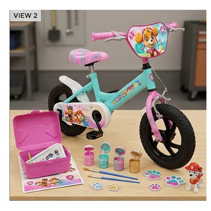 Ryder 12 Inch Eva Bike With Diy Sky & Everest Deco Set