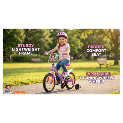 Ryder 12 Inch Bike With Diy Dora-The-Explorer Deco Set