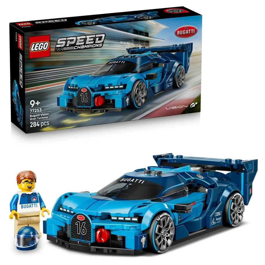 LEGO Speed Champions Bugatti Vision Gran Turismo Hyper Sports Car 77253 Building Toy Set (284 Pieces)