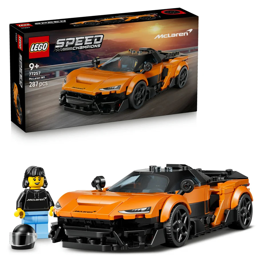 LEGO Speed Champions McLaren W1 77257 Building Toy Set (287 Pieces)