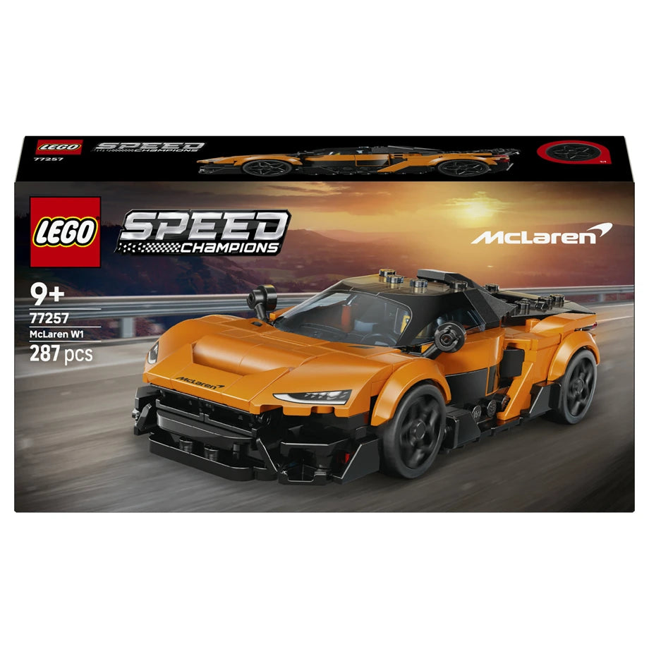 LEGO Speed Champions McLaren W1 77257 Building Toy Set (287 Pieces)