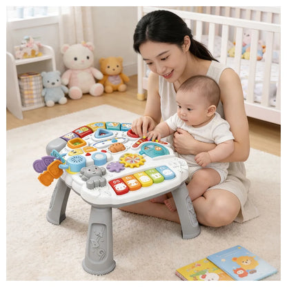 Oobidoo Baby Activity Table with Lights, Sounds & Piano (6M+)
