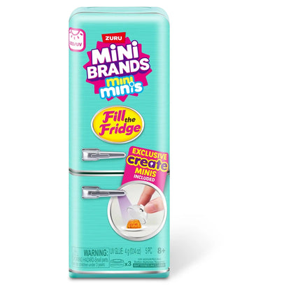 Zuru Mini Brands Fill The Fridge Playset Series 1 (16 Pcs, Bulk)