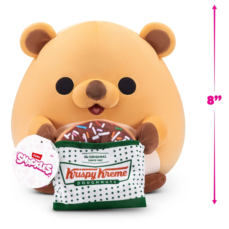 ZURU Snackles-Core Licensed-Plush 8 InchKrispy Kreme