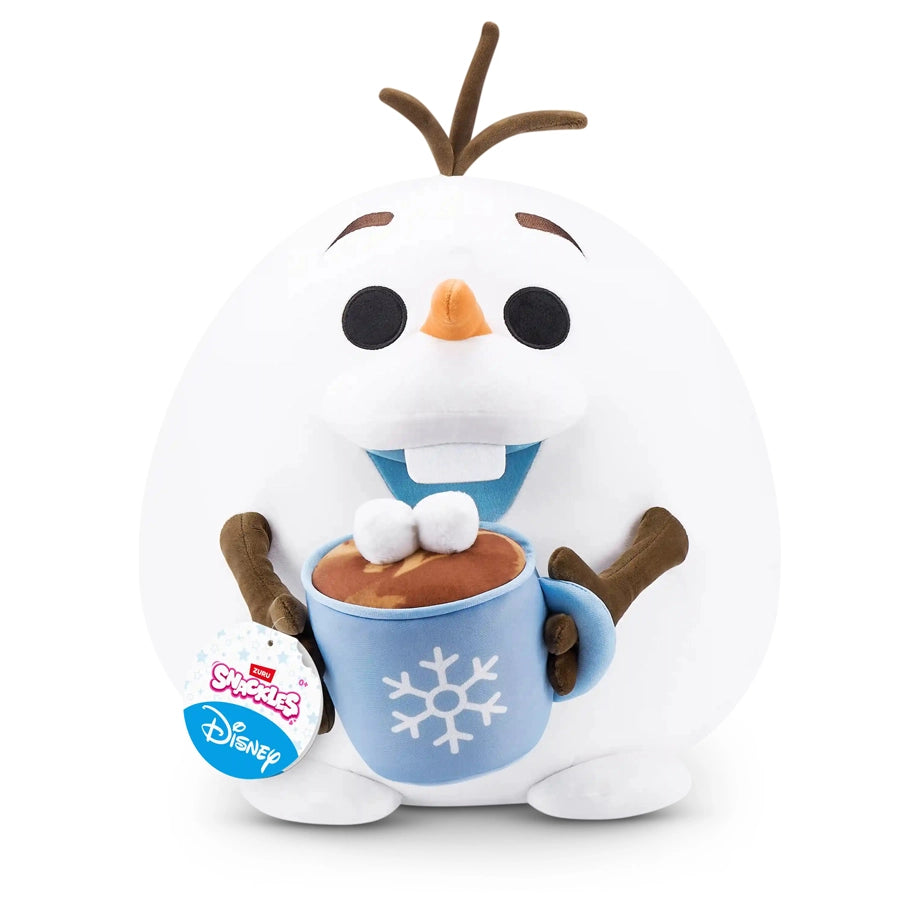 ZURU Snackles Series 1 Disney Plush 14 Inch Olaf & Hot Chocolate (Hang Tag, 6 Pcs)