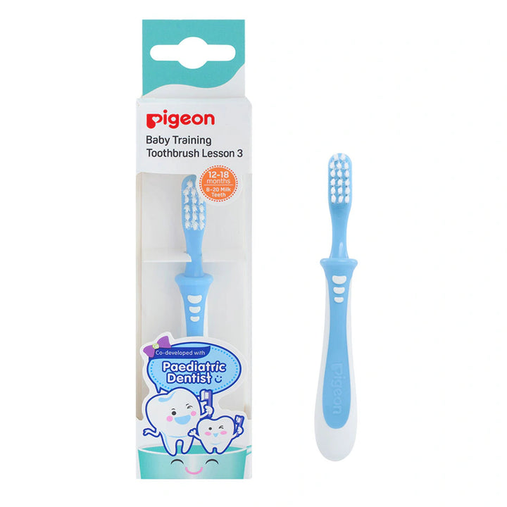 Pigeon Training Toothbrush Lesson 3 (Blue)