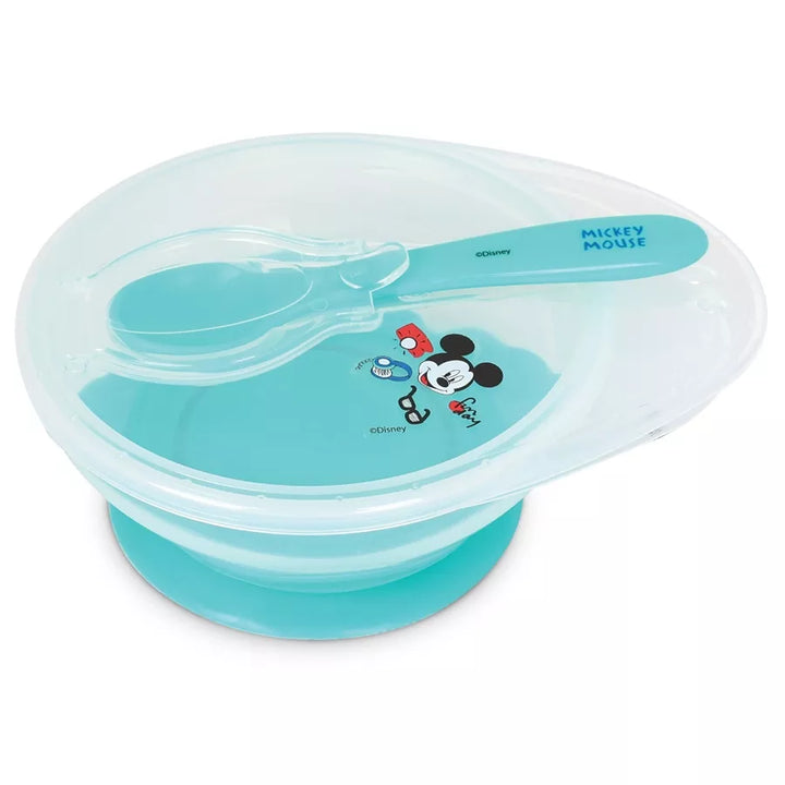 Disney Baby Bowl And Spoon Feeding Set Mickey (Blue)