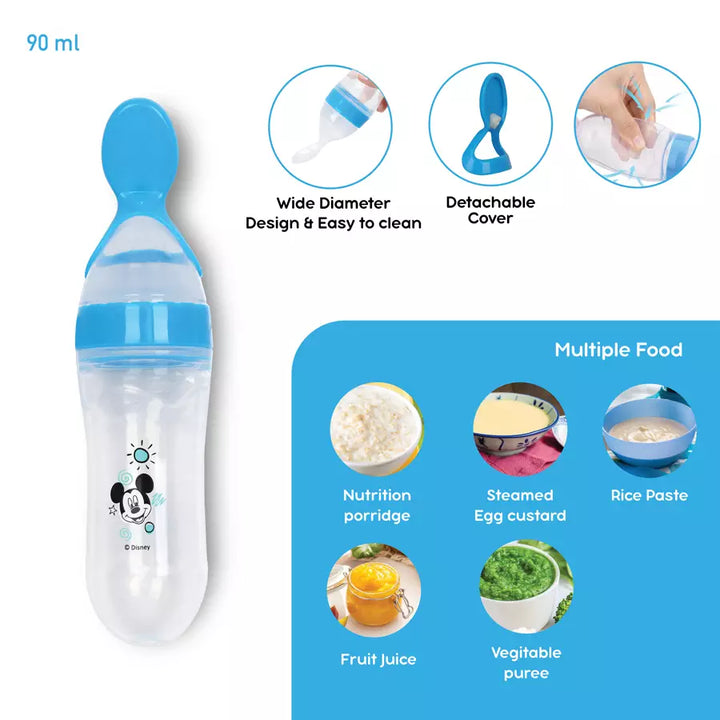 Disney Silicone Food Dispensing Spoon Mickey Mouse 90ml