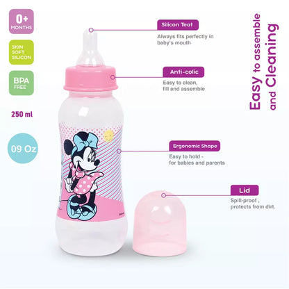 Disney BPA Free Baby Feeding Bottle 9oz (Pink)