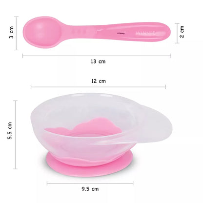 Disney Baby Bowl And Spoon Feeding Set Minnie (Pink)
