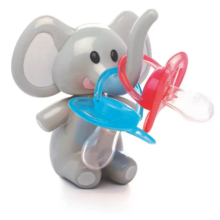 Melii Elephant Pacifier Holder Grey Ears
